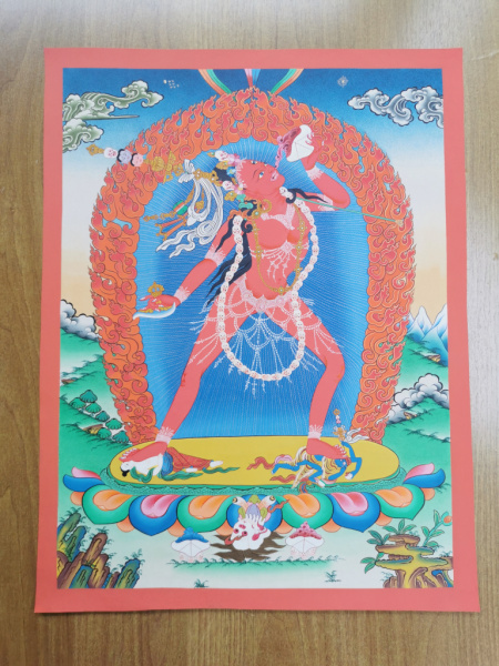 Thangka - Vajrayogini | ca. 55x42cm | Exklusives Einzelstück